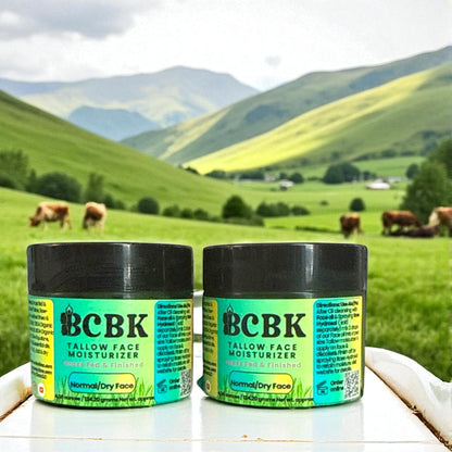 Grass-Fed & Finished Tallow Face Moisturizer – Normal, Dry & Combination Skin.