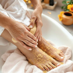 Velvet Oats Sugar Scrub – Feet & Body | Gentle Exfoliator