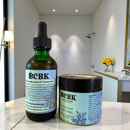 Hair Care Duo – Herbal Hair Oil & Batana Luxe Hair Cream | Strength, Shine & Nourishment