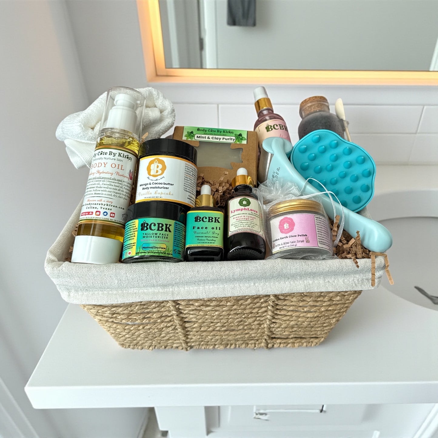 The Nourish & Glow Deluxe Gift Basket – BCBK Signature Collection