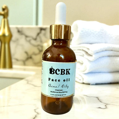 Acne & Oily Face Oil – Cleanser| Serum| Primer.