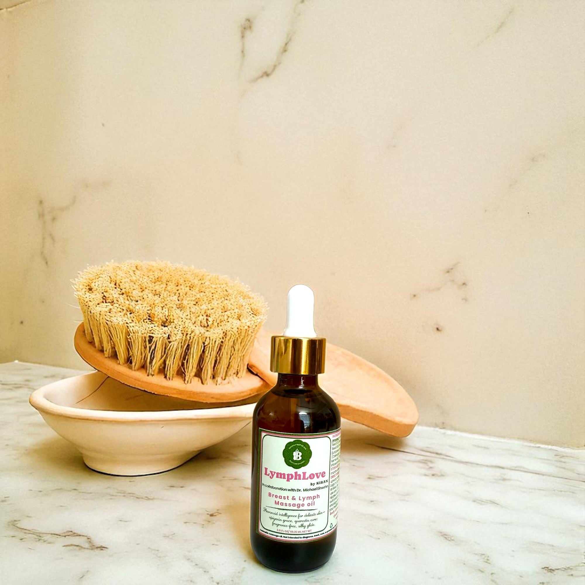LymphLove by Kiran – Breast & Body Massage Oil – Body Care By Kiran