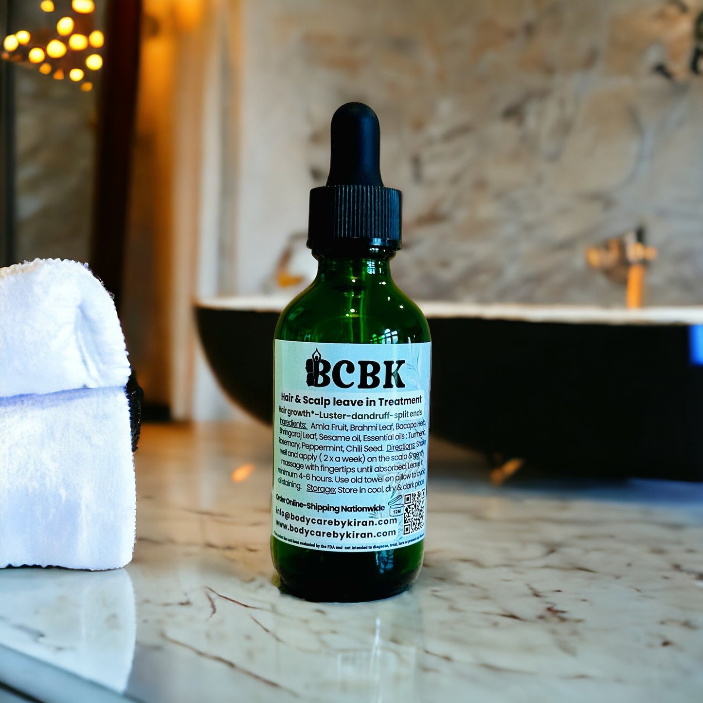 Hair Care Duo – Herbal Hair Oil & Batana Luxe Hair Cream | Strength, Shine & Nourishment