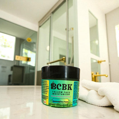 Grass-Fed & Finished Tallow Face Moisturizer – Normal, Dry & Combination Skin.