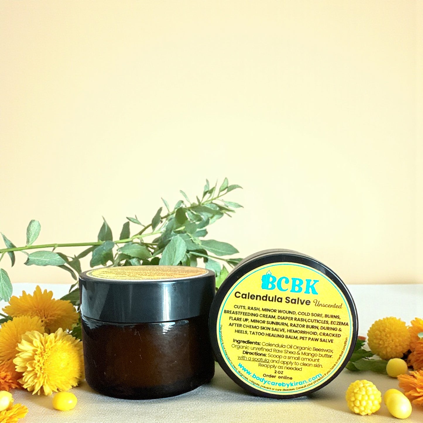Calendula Salve – Eczema Flare-up |Unscented Multi-Purpose Balm.