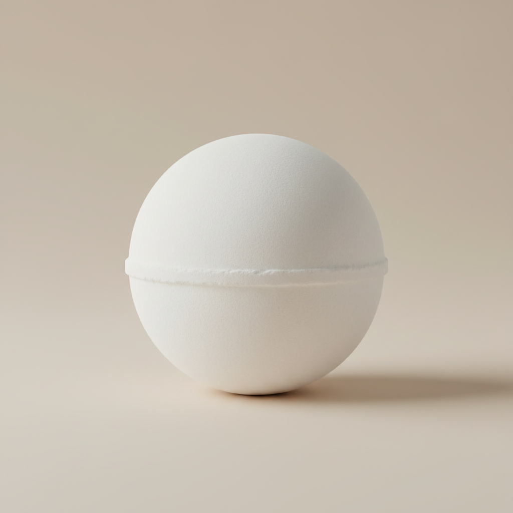 white color bath bomb